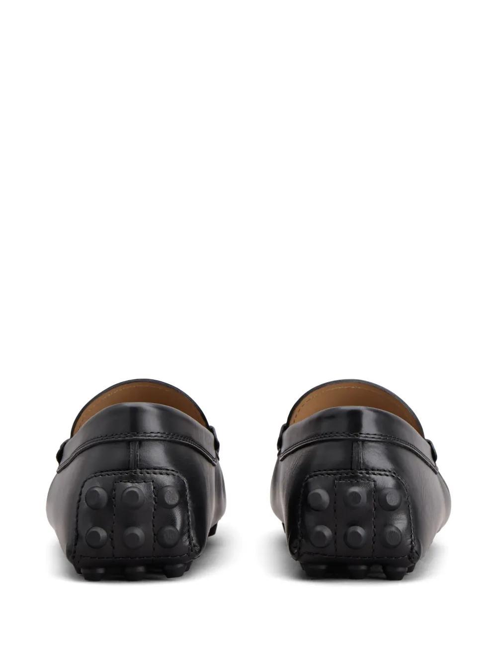 Gommino chain-detailing leather driving loafers Product Image