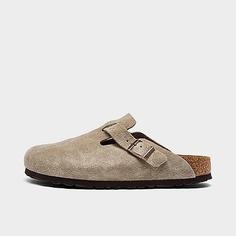 Birkenstock Mens Boston Suede Slide-On Soft Footbed Clogs Product Image