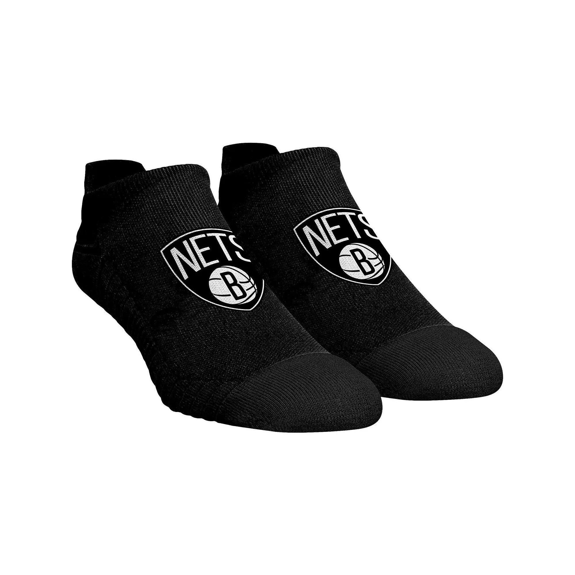 Rock Em Socks Brooklyn Nets Hex Ankle Socks, Men's, Size: Small/Medium, Team Product Image