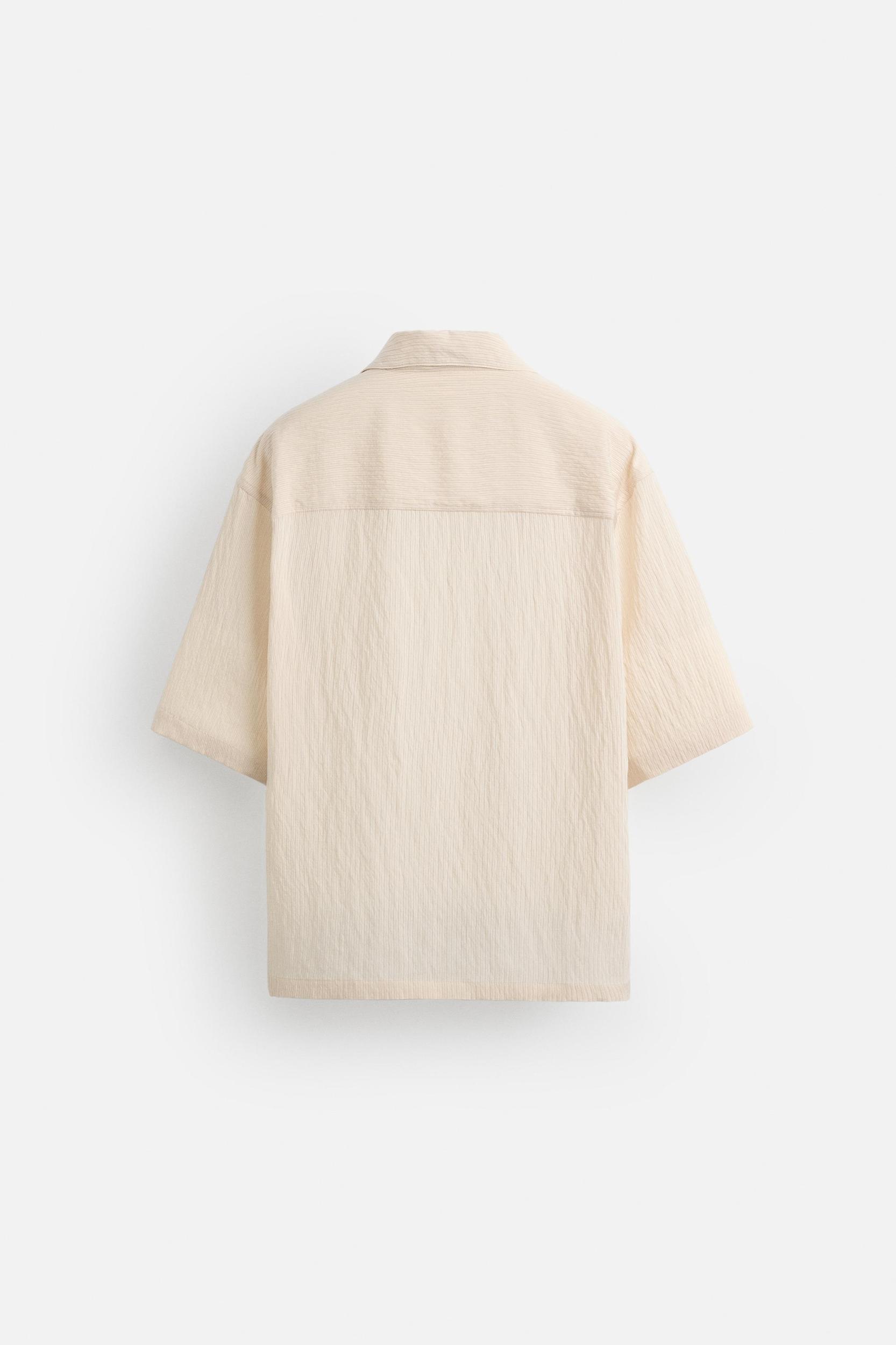 TEXTURED STRIPED SHIRT Product Image