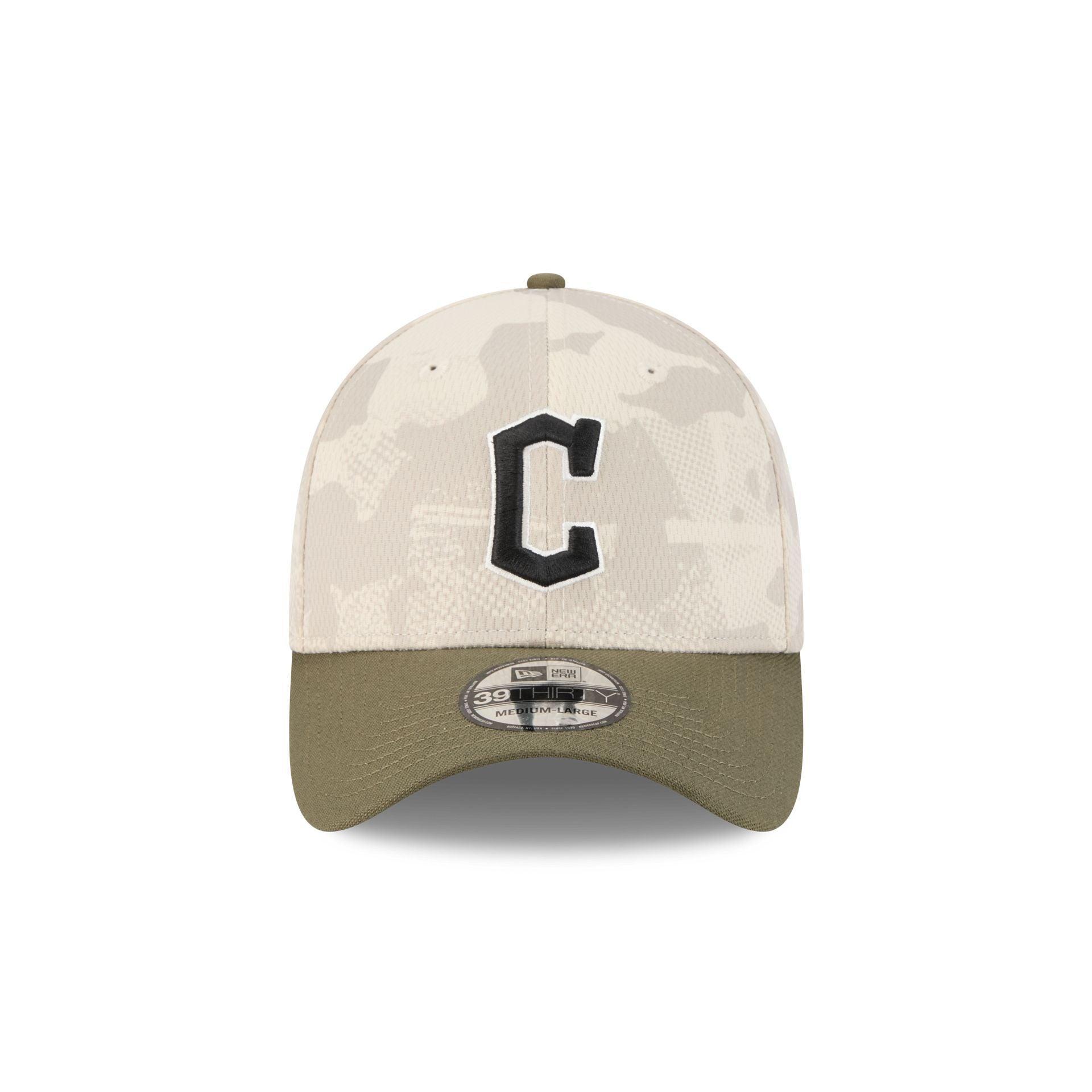 Cleveland Guardians Armed Forces Day 2025 39THIRTY Stretch Fit Hat Male Product Image