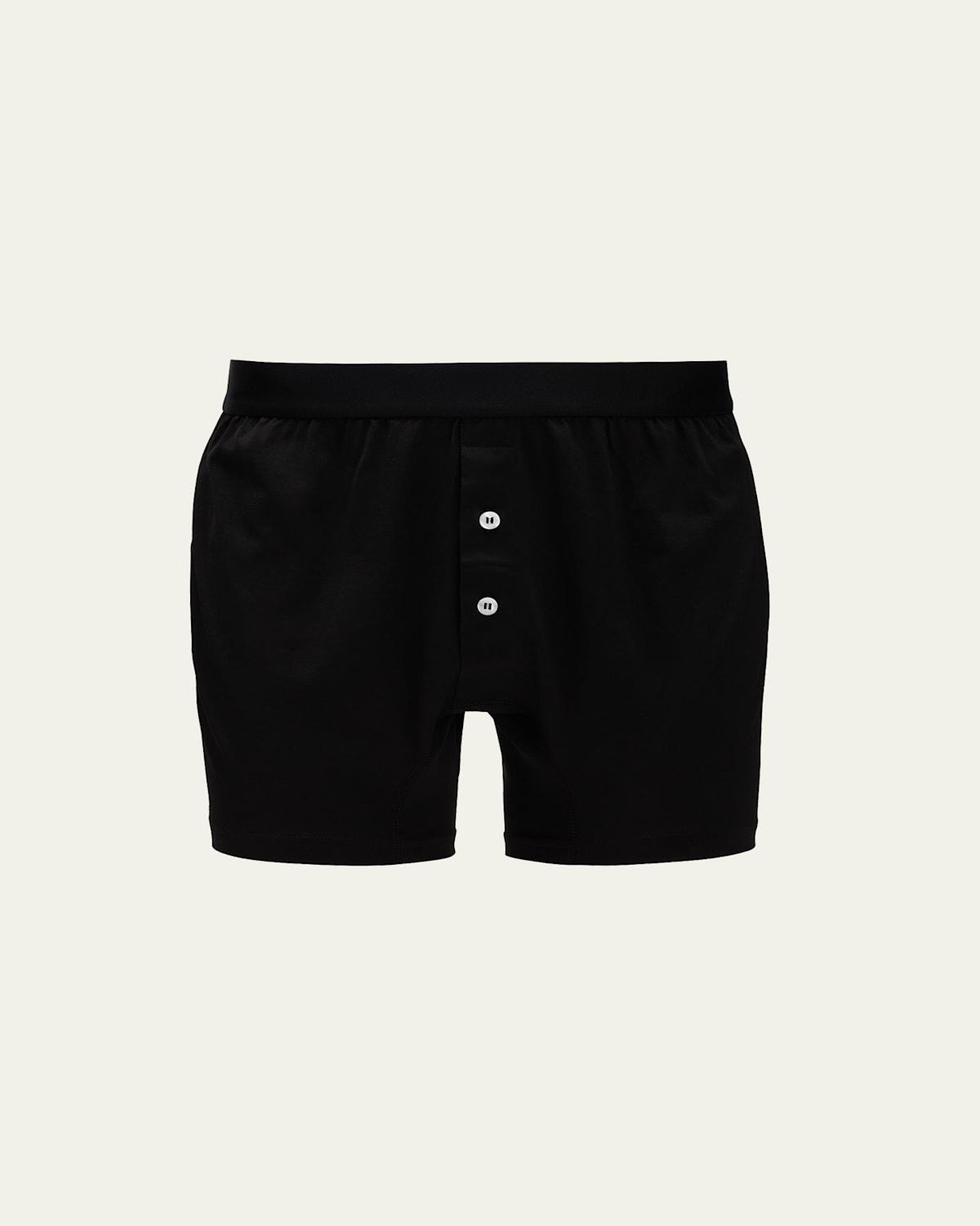 Men's Cotton-Stretch Boxer Briefs Product Image