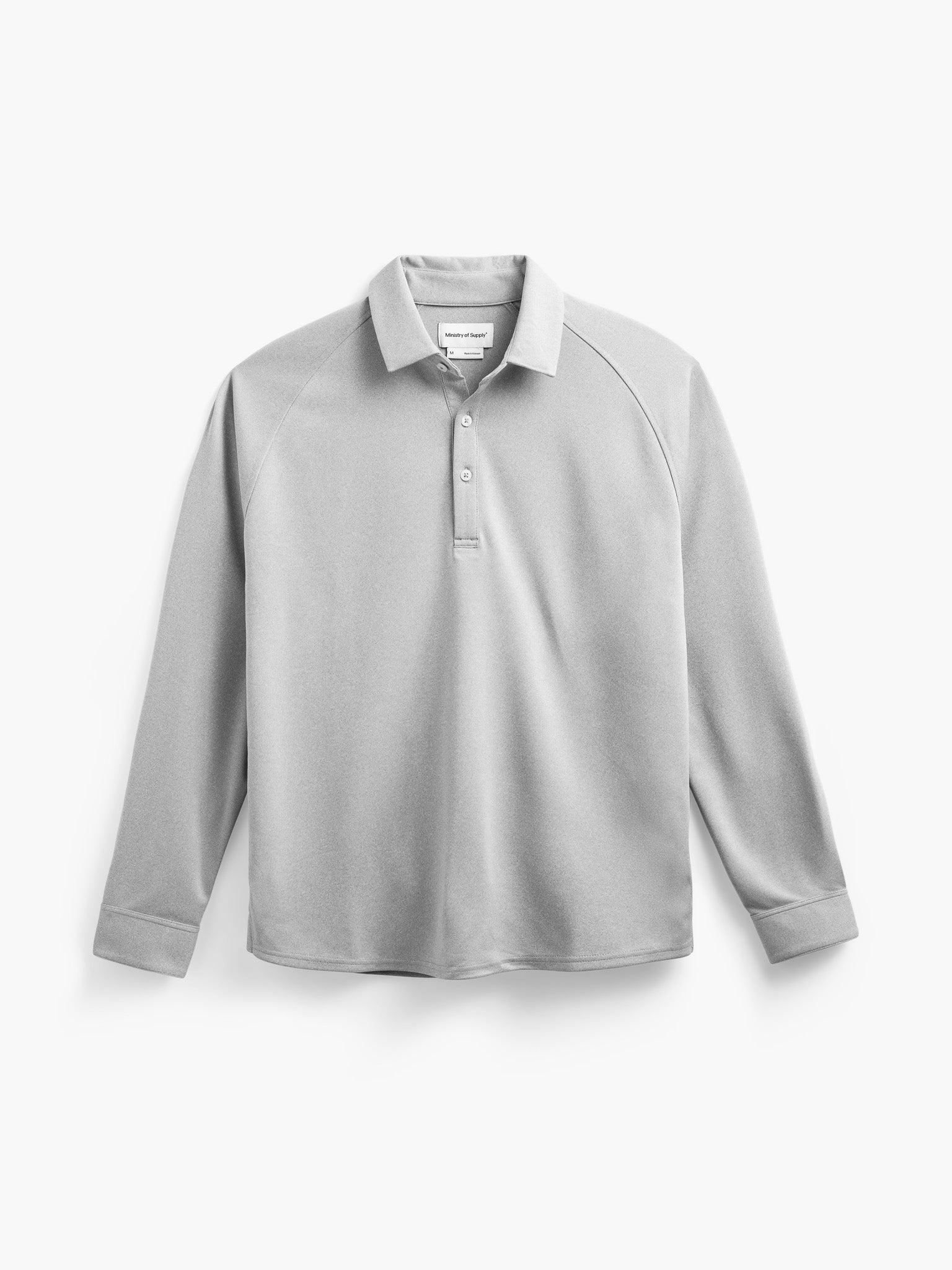 Men's Apollo Raglan Long Sleeve Polo Product Image