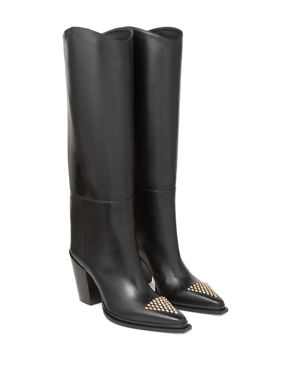 Cece 80mm stud-embellished boots Product Image