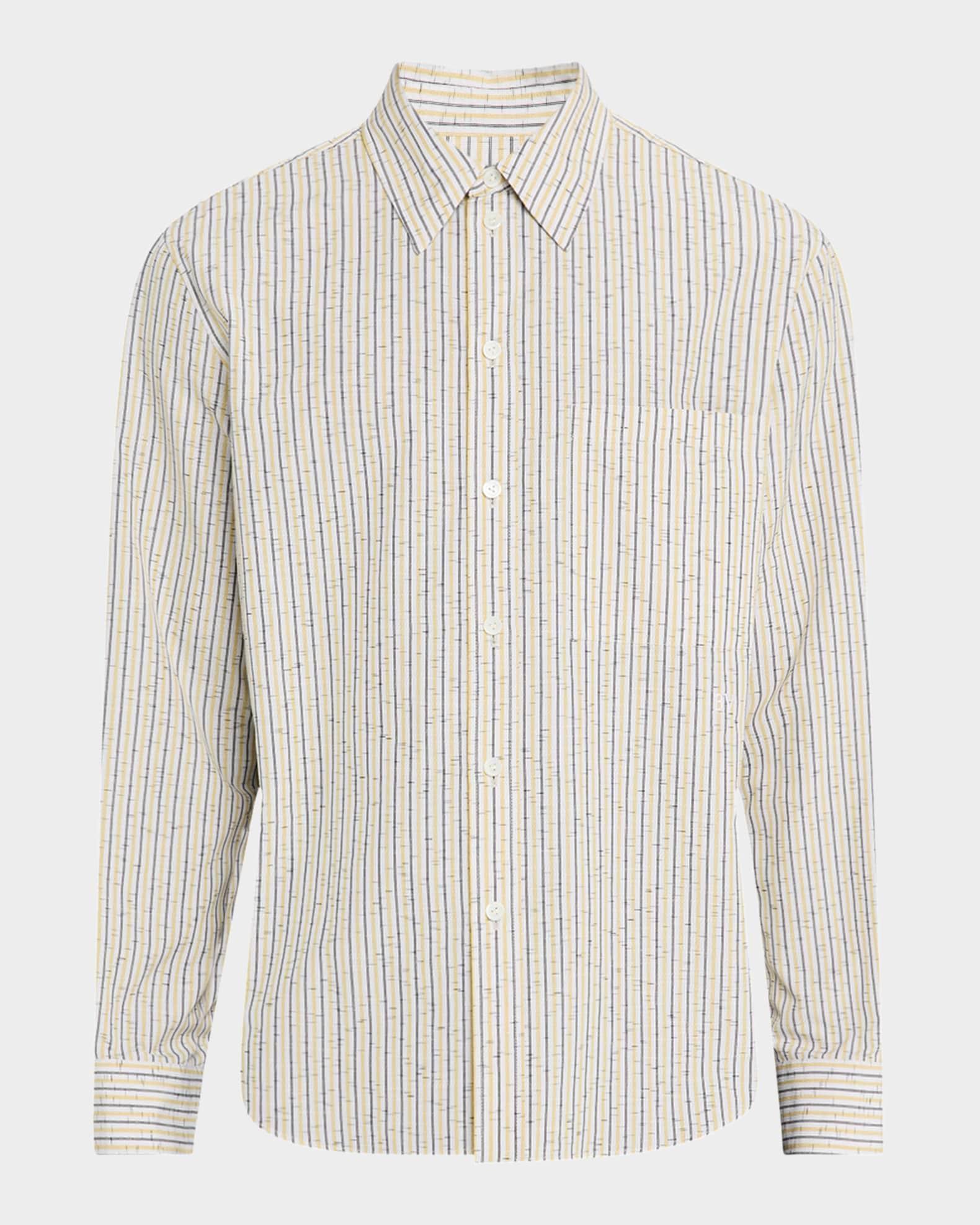 Men's Stripe Pocket Sport Shirt Product Image