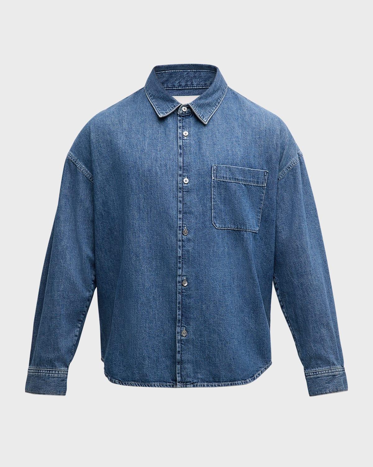 Men's Relaxed Denim Shirt Product Image