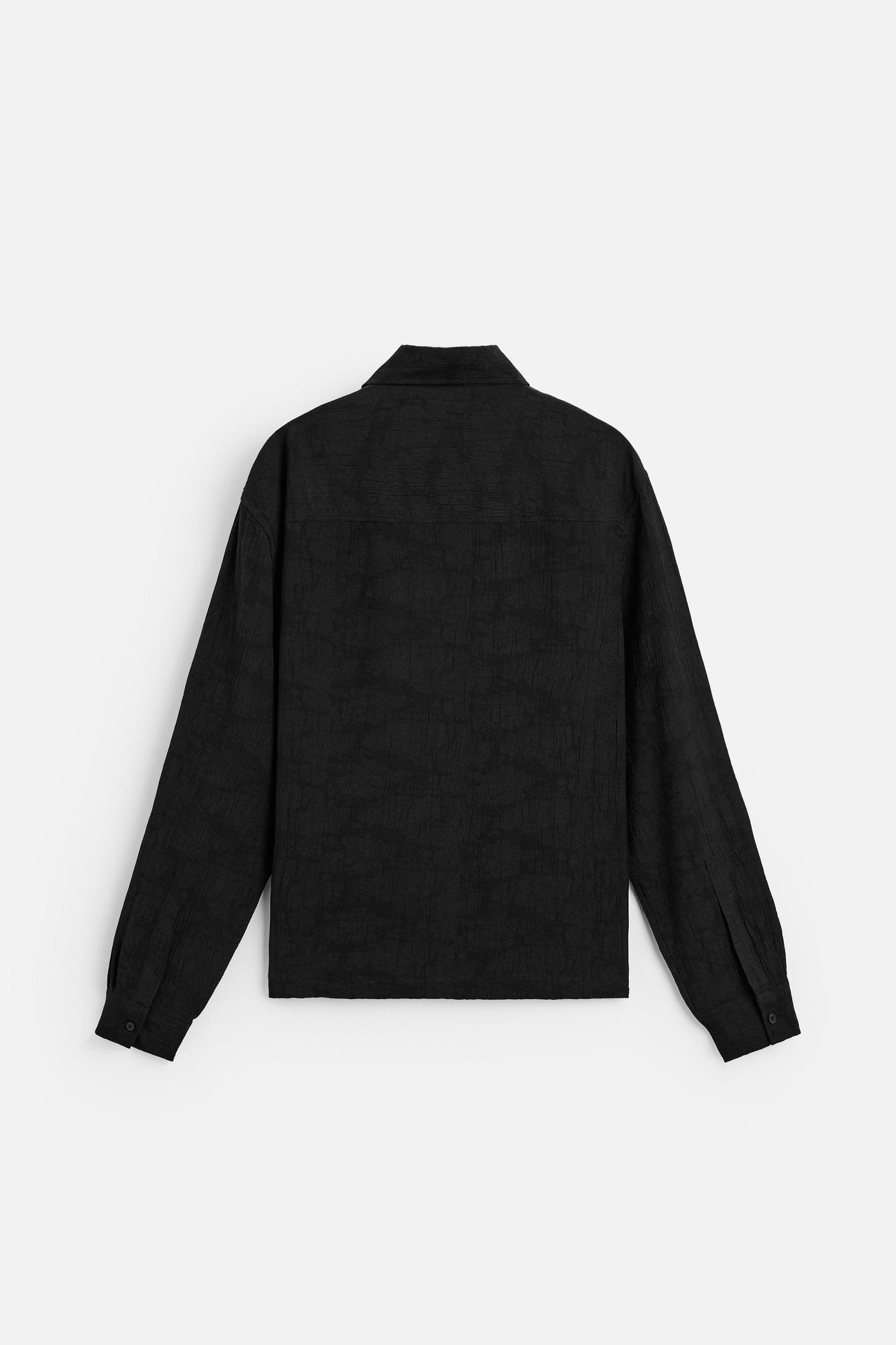 VISCOSE BLEND JACQUARD SHIRT Product Image