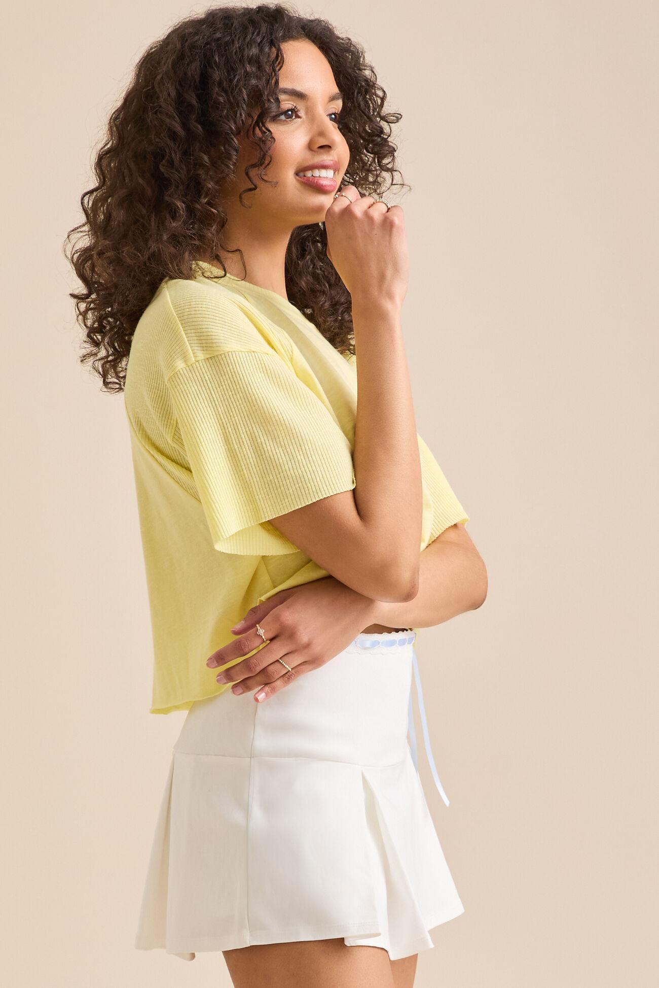 Riley Boxy Slub Tee Product Image