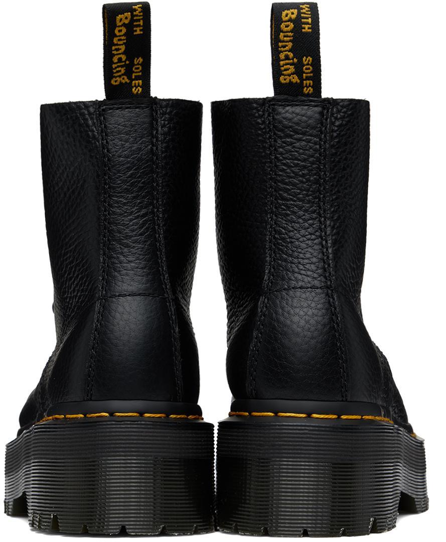 DR. MARTENS' Black Sinclair Leather Platform Boots Product Image