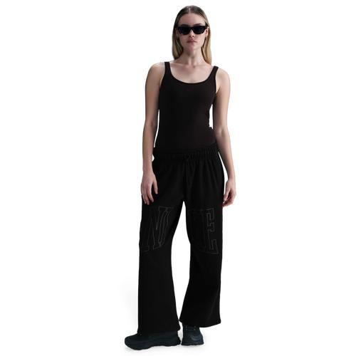 Women's Nike Sportswear Mid-Rise Oversized Open-Hem French Terry Pants Product Image