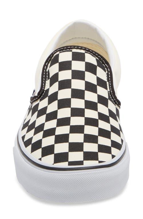 Vans Classic Slip-On in Black White Checker at Nordstrom, Size 6 Women's Product Image