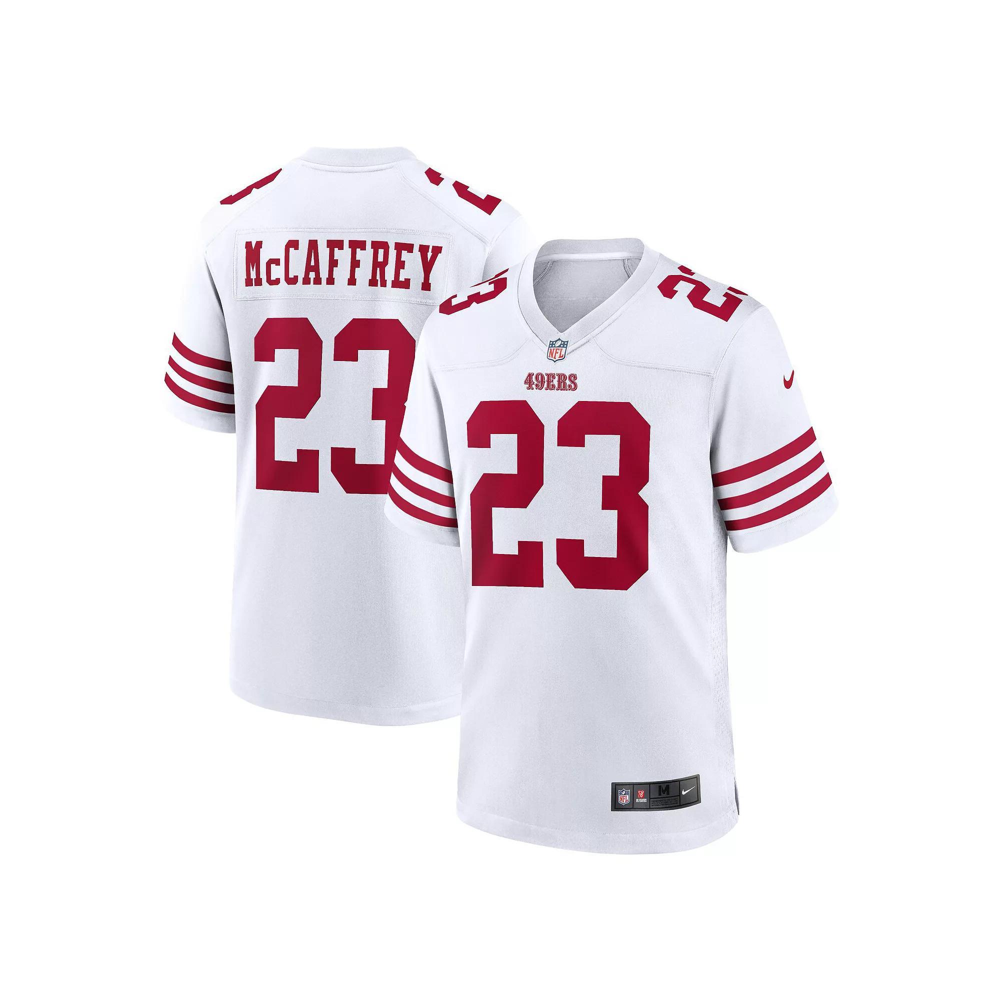Men's Nike Christian McCaffrey White San Francisco 49ers Game Player Jersey, Size: Medium Product Image