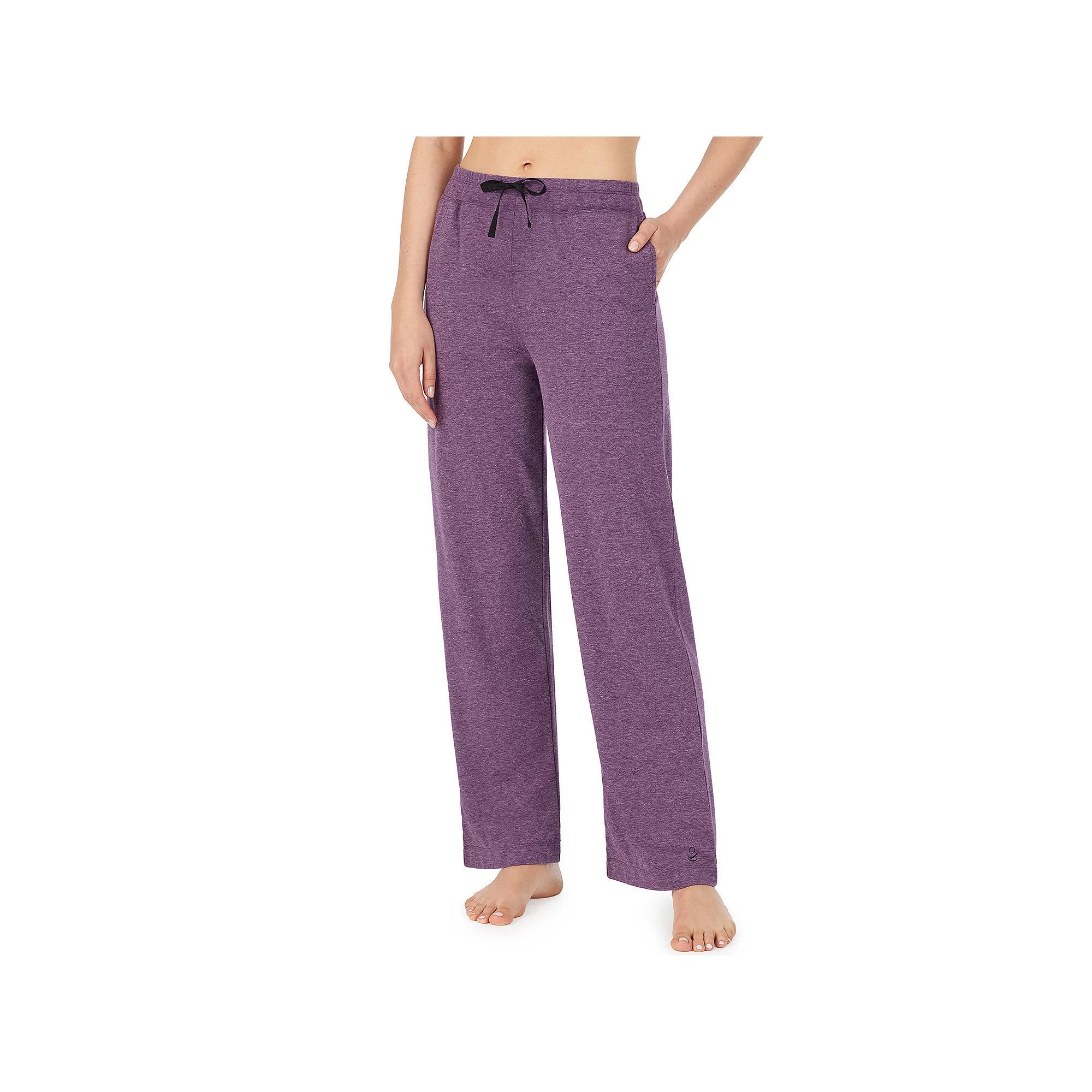 Women's Cuddl Duds® Essentials Pajama Pants, Size: Medium, Dark Plum Grey Product Image