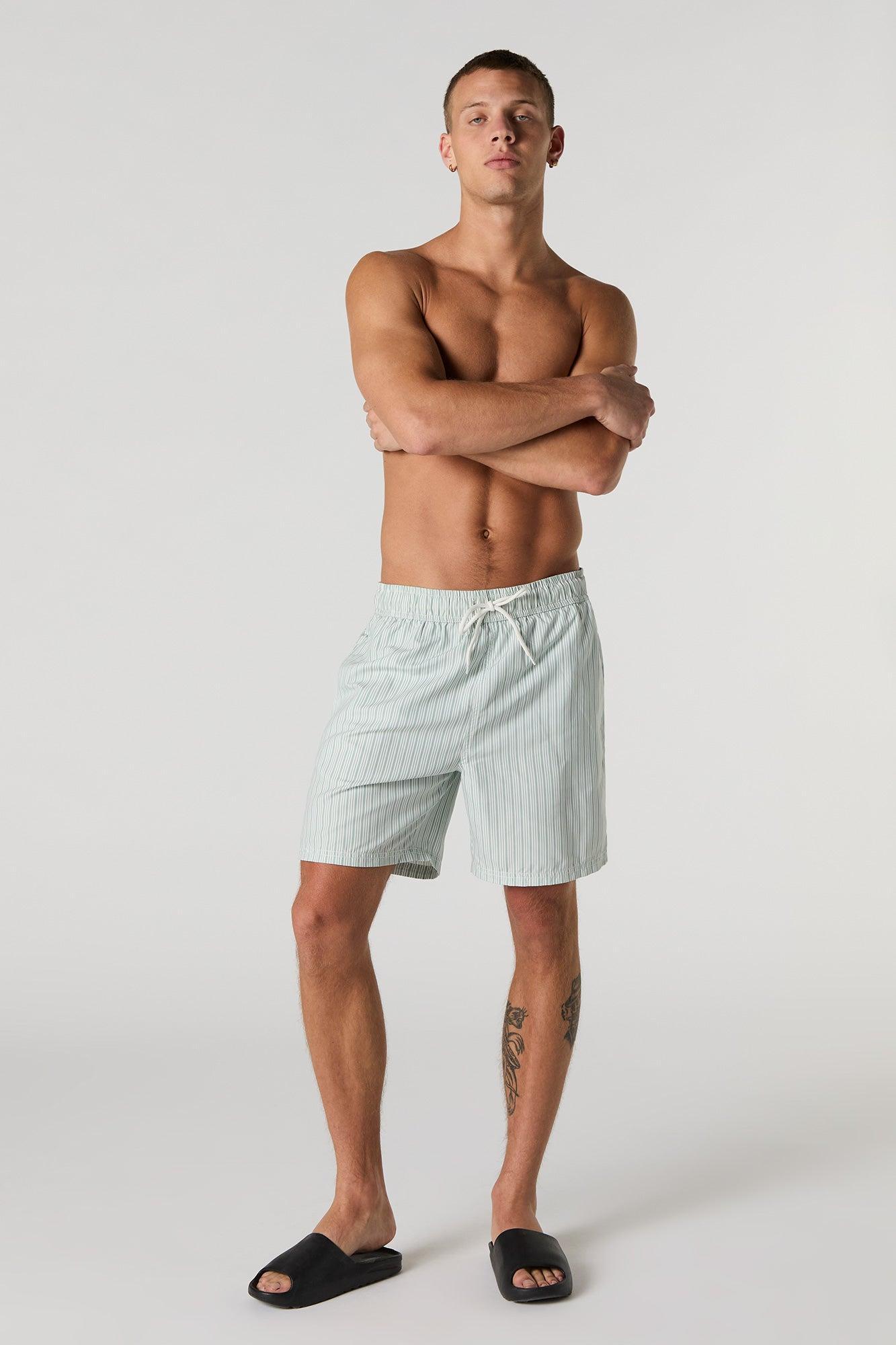 Striped Drawstring Board Short Male Product Image