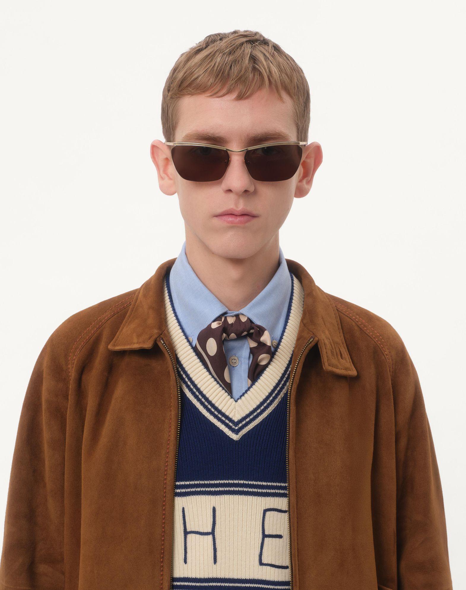 Wool And Cotton Jumper With Chez Valentino Jacquard Pattern Product Image