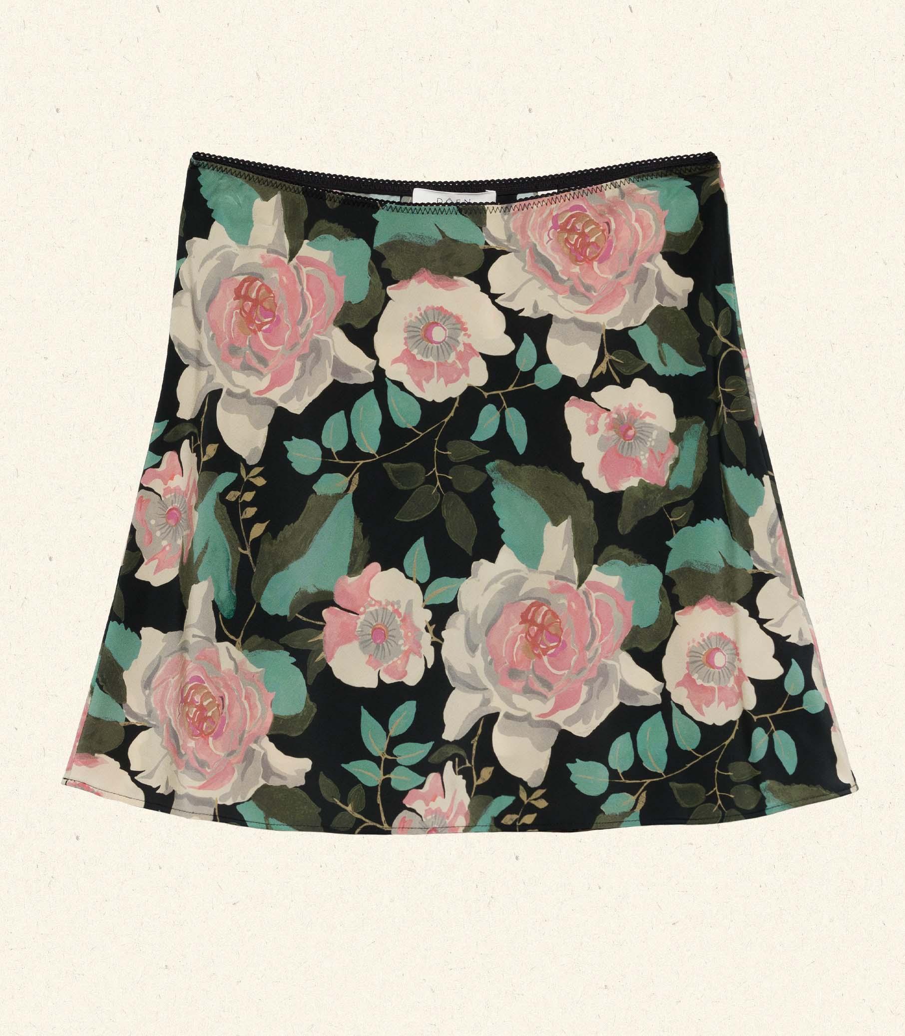 GIULIETTA SKIRT -- ROSE GARDEN FLORAL Product Image