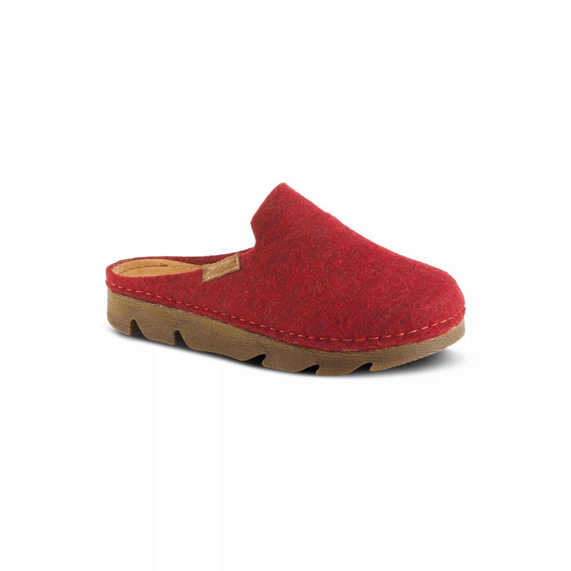 Flexus by Spring Step Cloggish Women's Slippers, Size: 37, Red Product Image