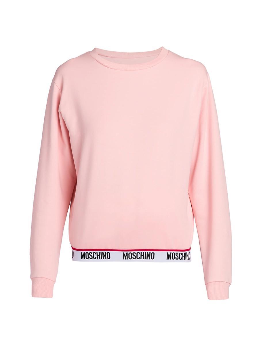 Womens Cotton-Blend Logo Sweatshirt Product Image