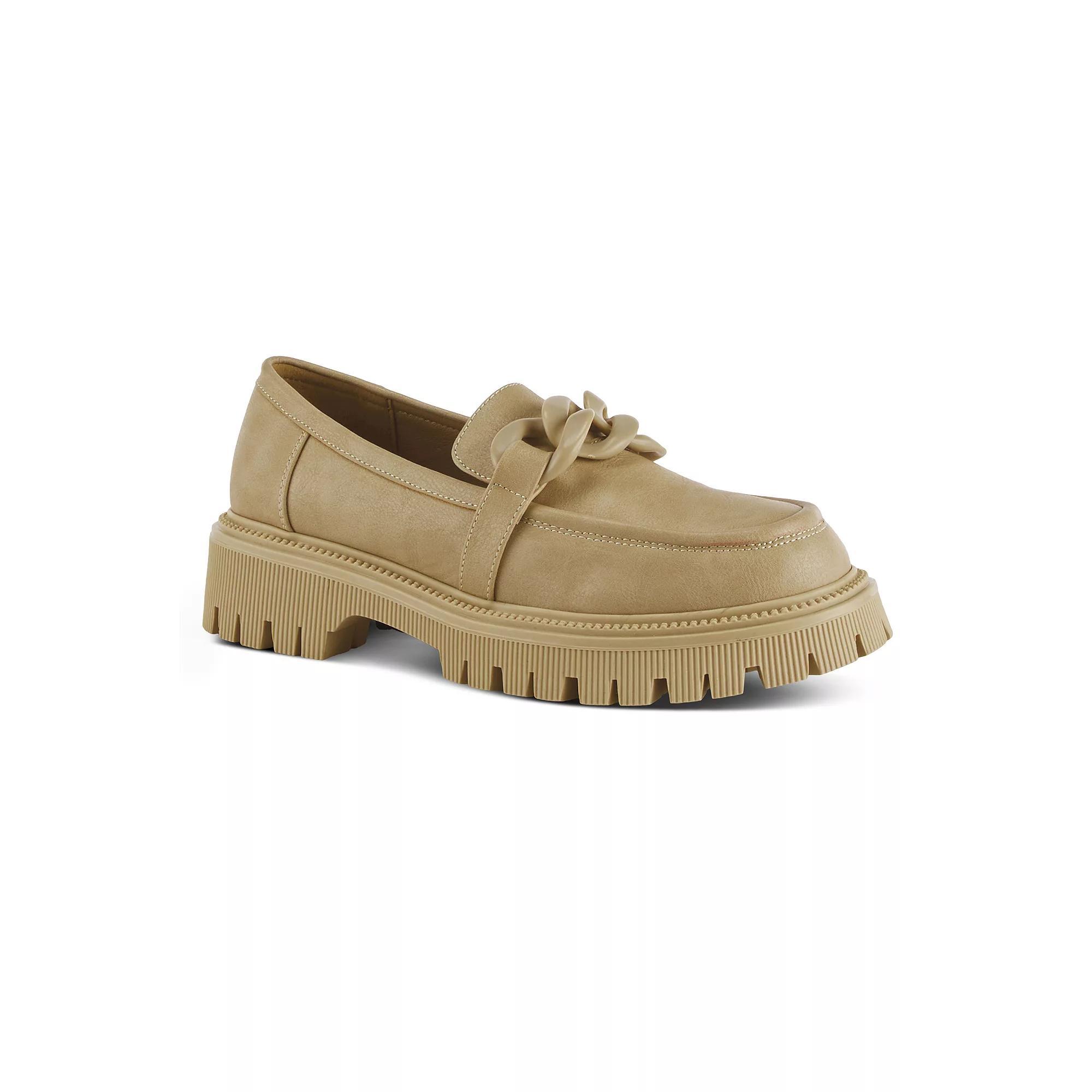 Patrizia Noir Women's Loafers, Size: 38, Beige Product Image
