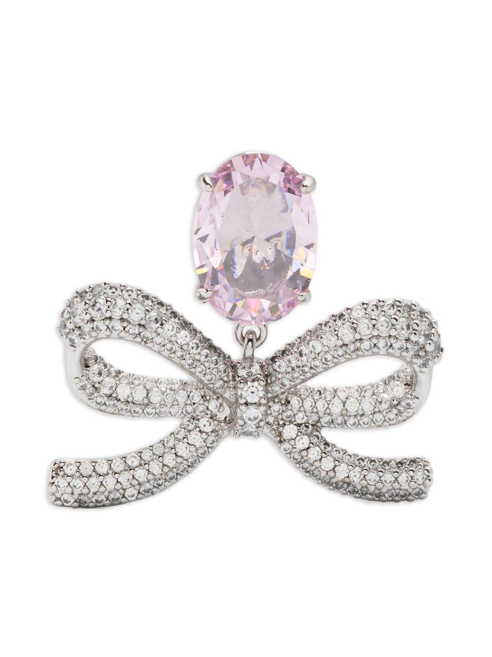 crystal-bow earrings Product Image