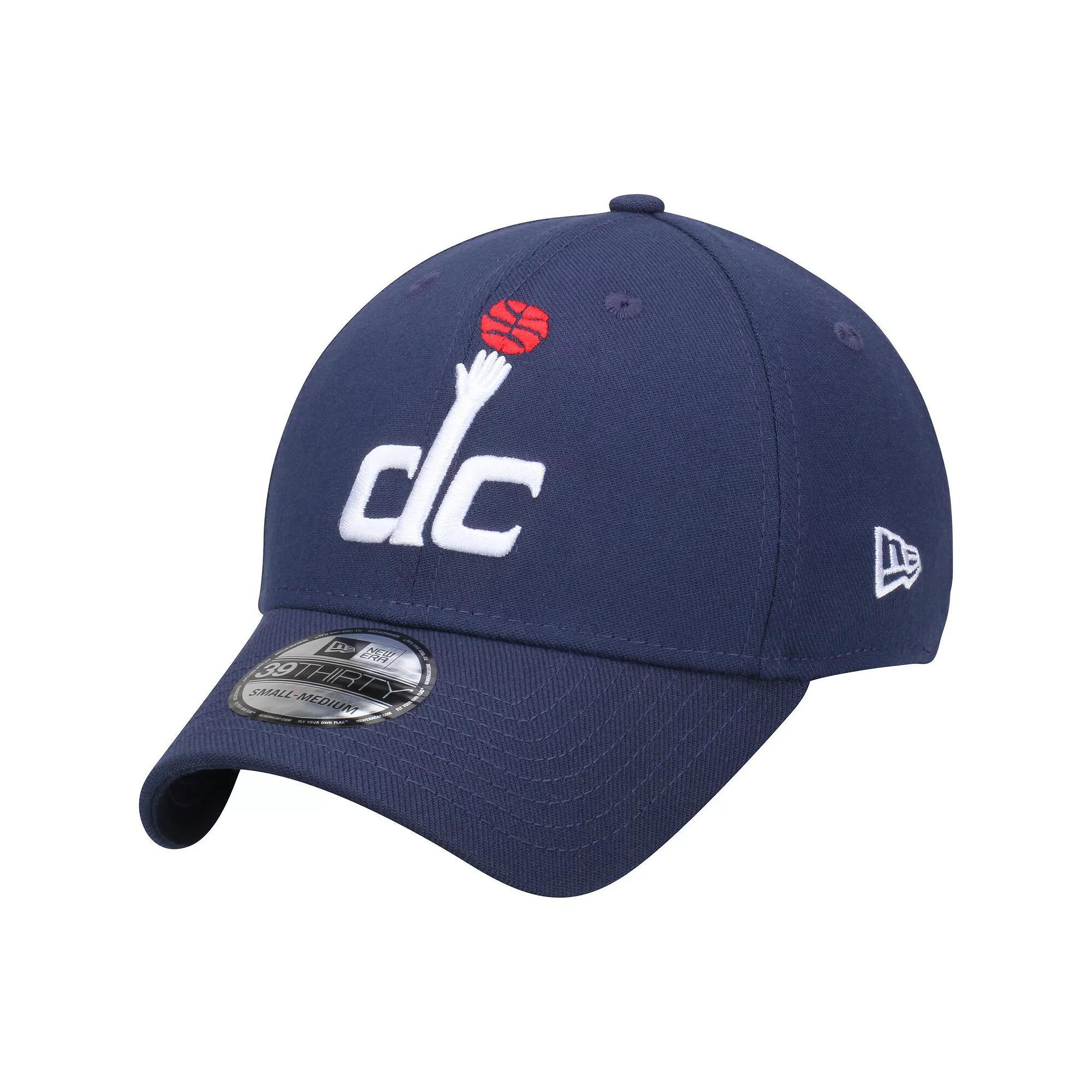 Men's New Era Navy Washington Wizards Team Classic 39THIRTY Flex Hat, Size: Medium/Large, Wiz Blue Product Image