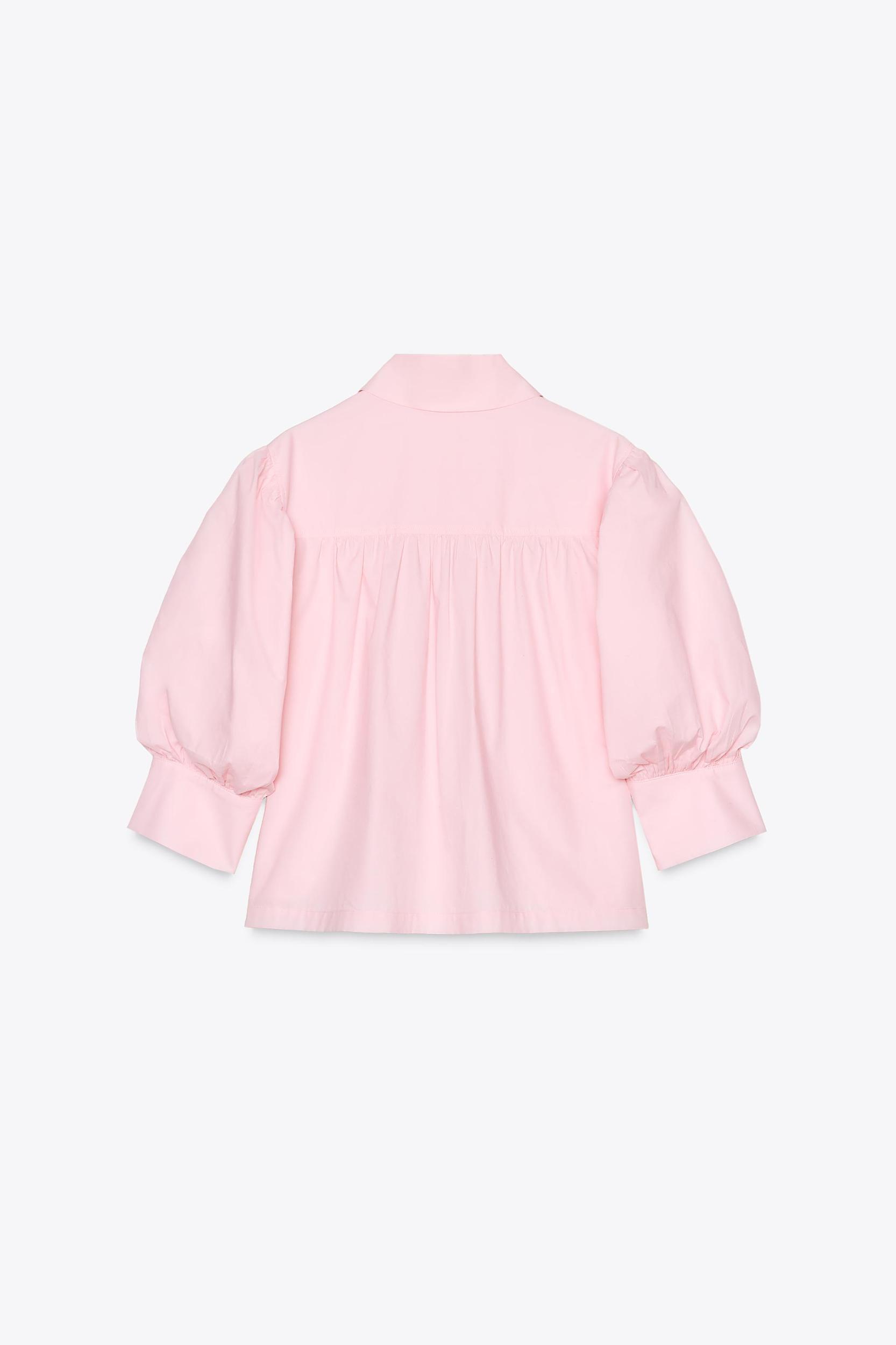 POPLIN SHIRT ZW COLLECTION Product Image