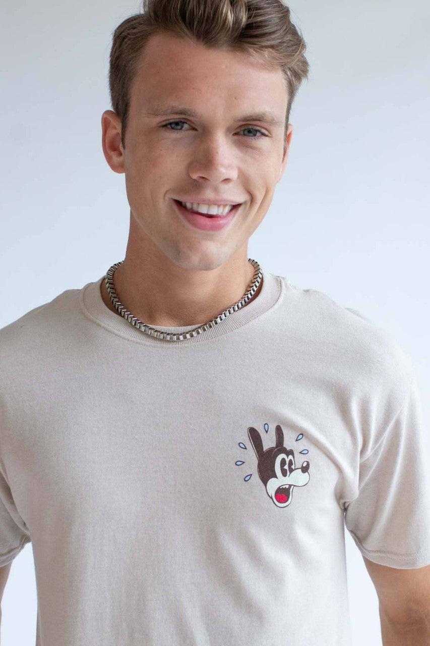 Surprised Cartoon Dog T-Shirt Product Image