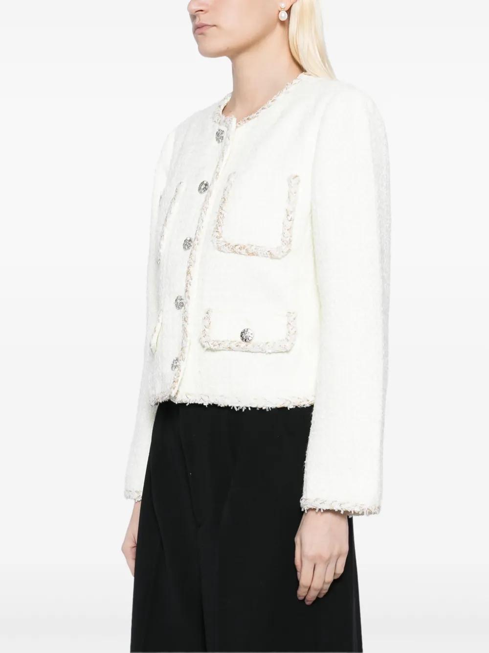 contrasting-trim jacket Product Image