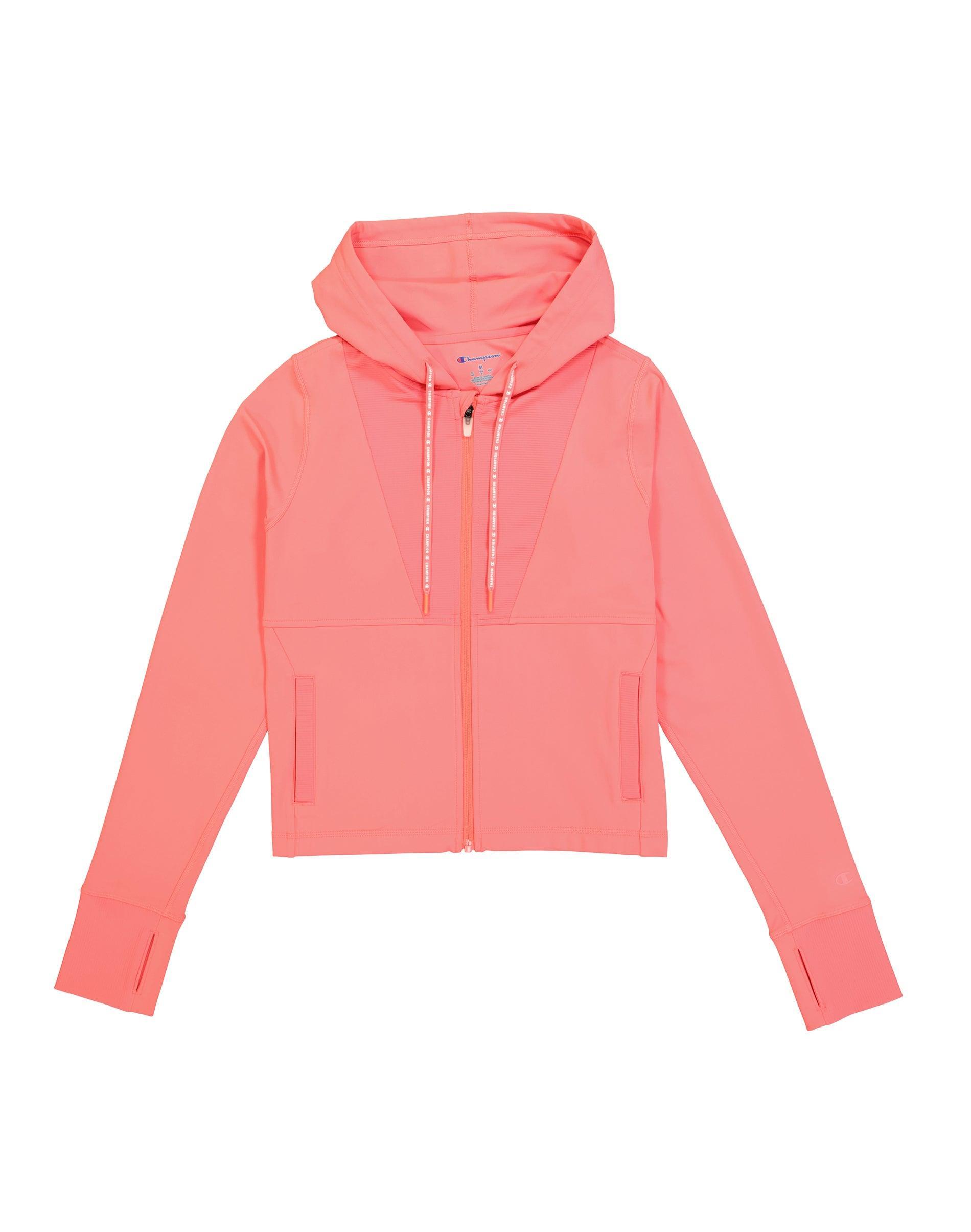 Womens Champion Soft Touch Zip-Up Hoodie Jacket, C Logo Ebony Heather S Product Image