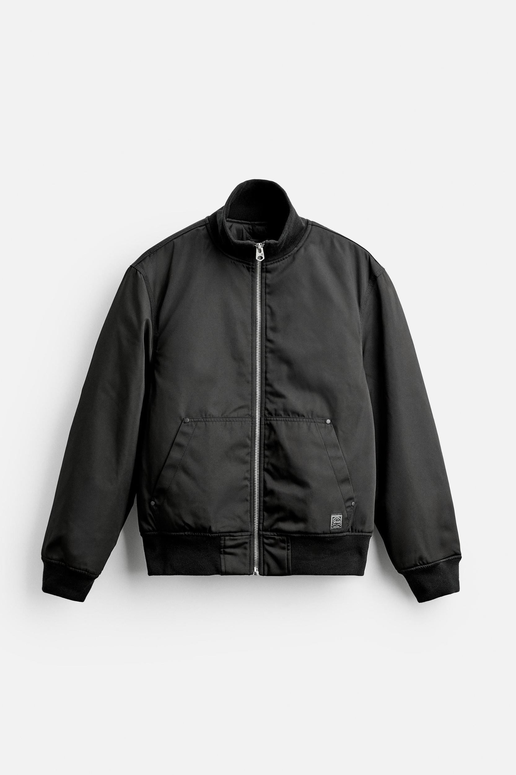 WATER REPELLENT BOMBER JACKET Product Image