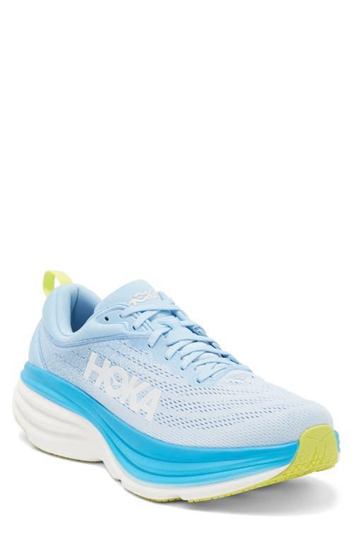 HOKA Mens HOKA Bondi 8 - Mens Shoes Airy Blue/Diva Blue Product Image