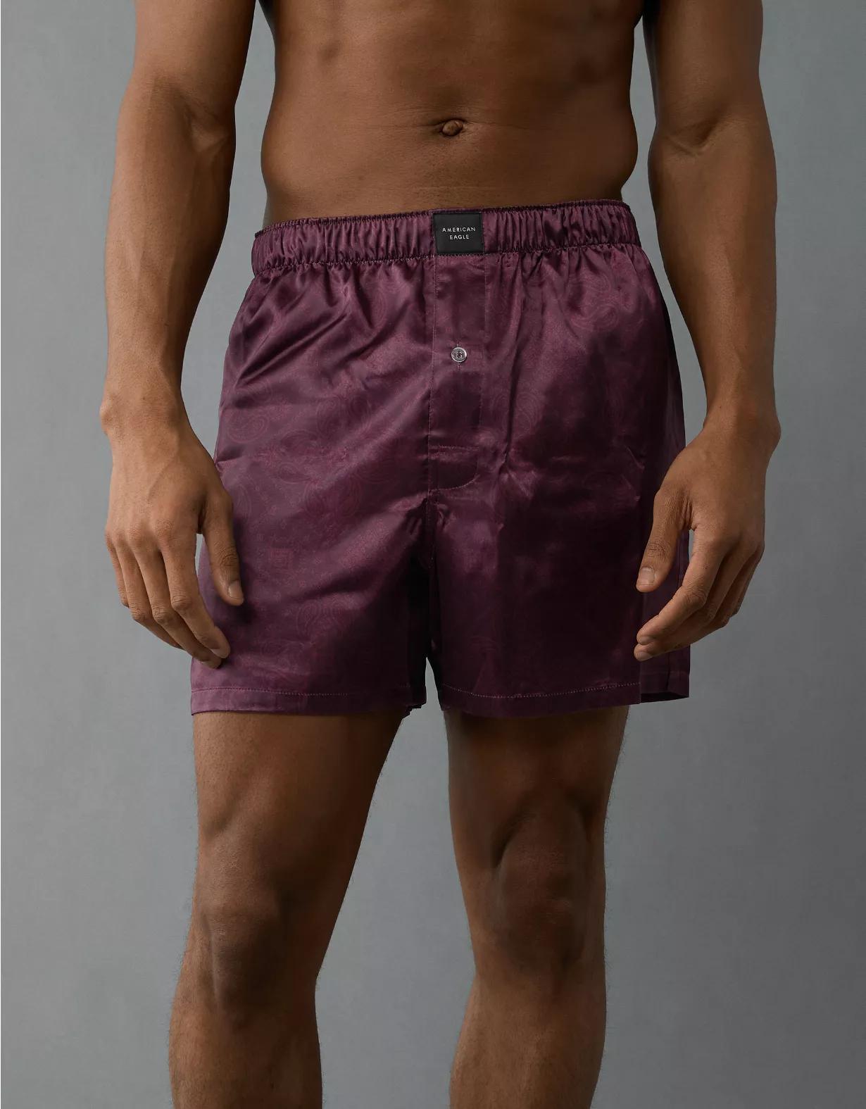 AEO Men's Bandana Satin Pocket Boxer Short Product Image