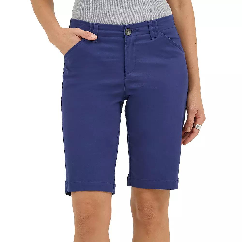 Women's Lee® Chino Bermuda Shorts, Size: 14, Medieval Blue Product Image