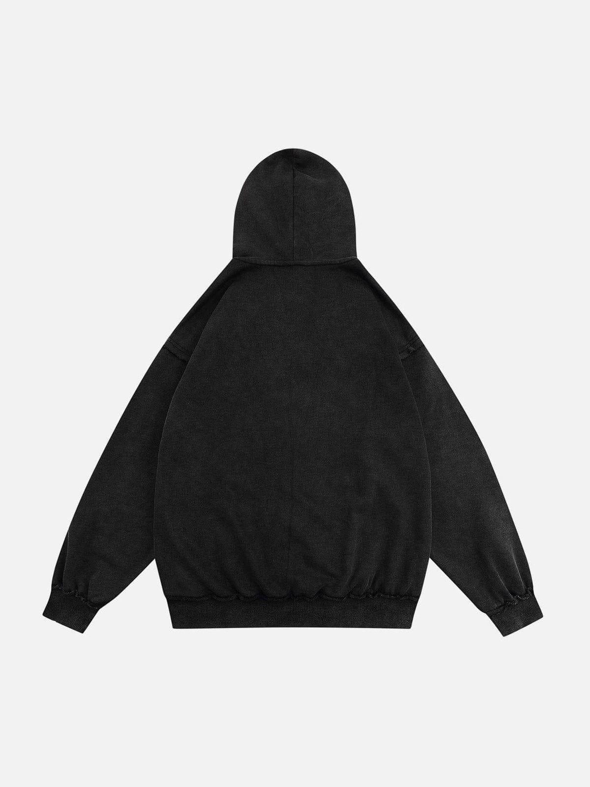 Aelfric Eden Star Applique Zip Up Hoodie Product Image