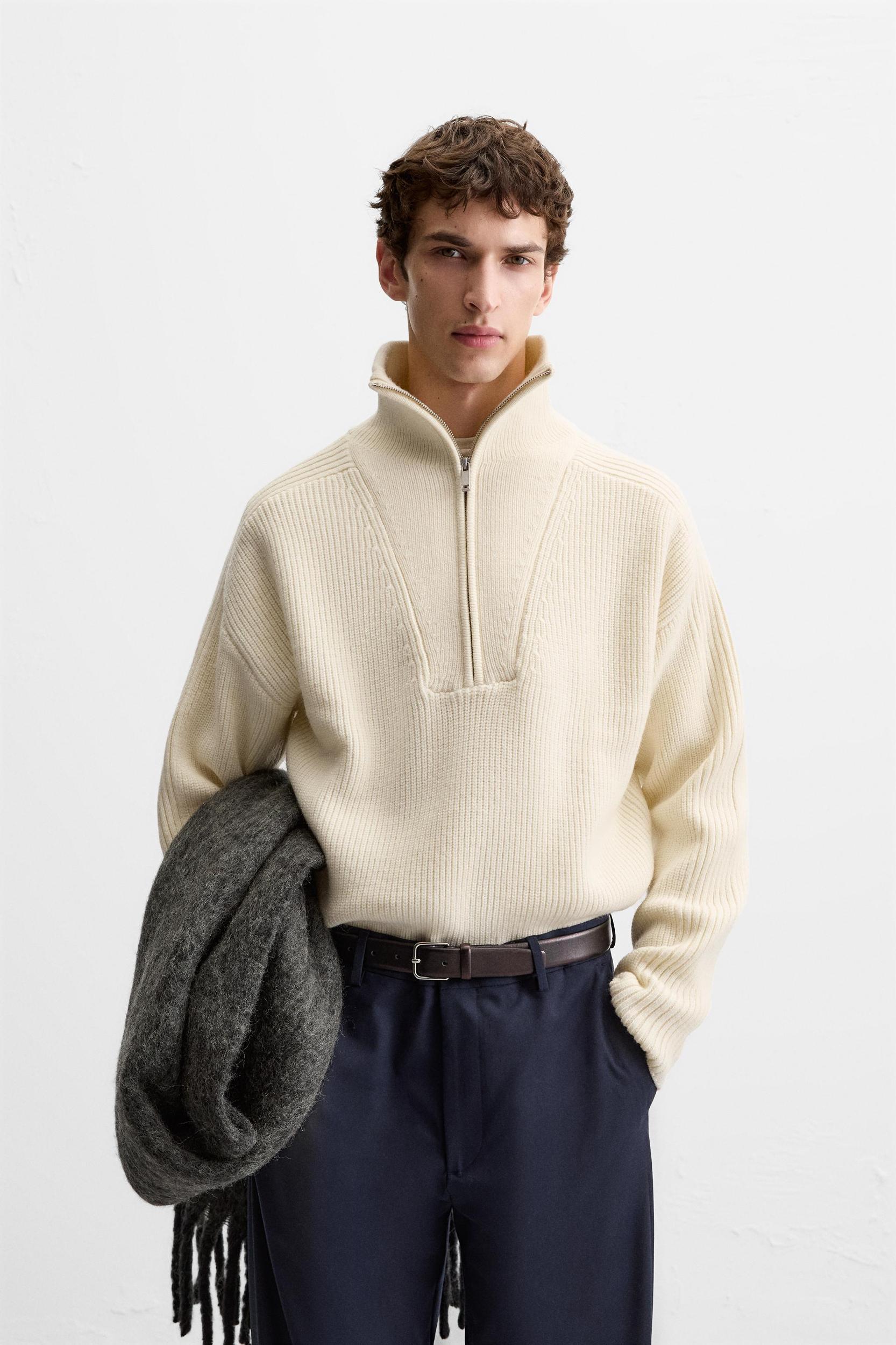 ZIP COLLAR SWEATER Product Image