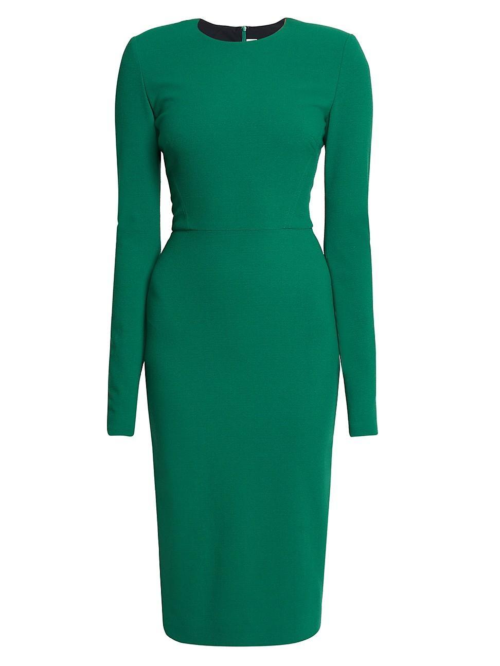 Womens Wool-Blend Body-Con Dress Product Image