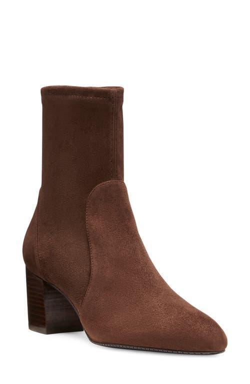 Yuliana Stretch Suede Ankle Booties Product Image