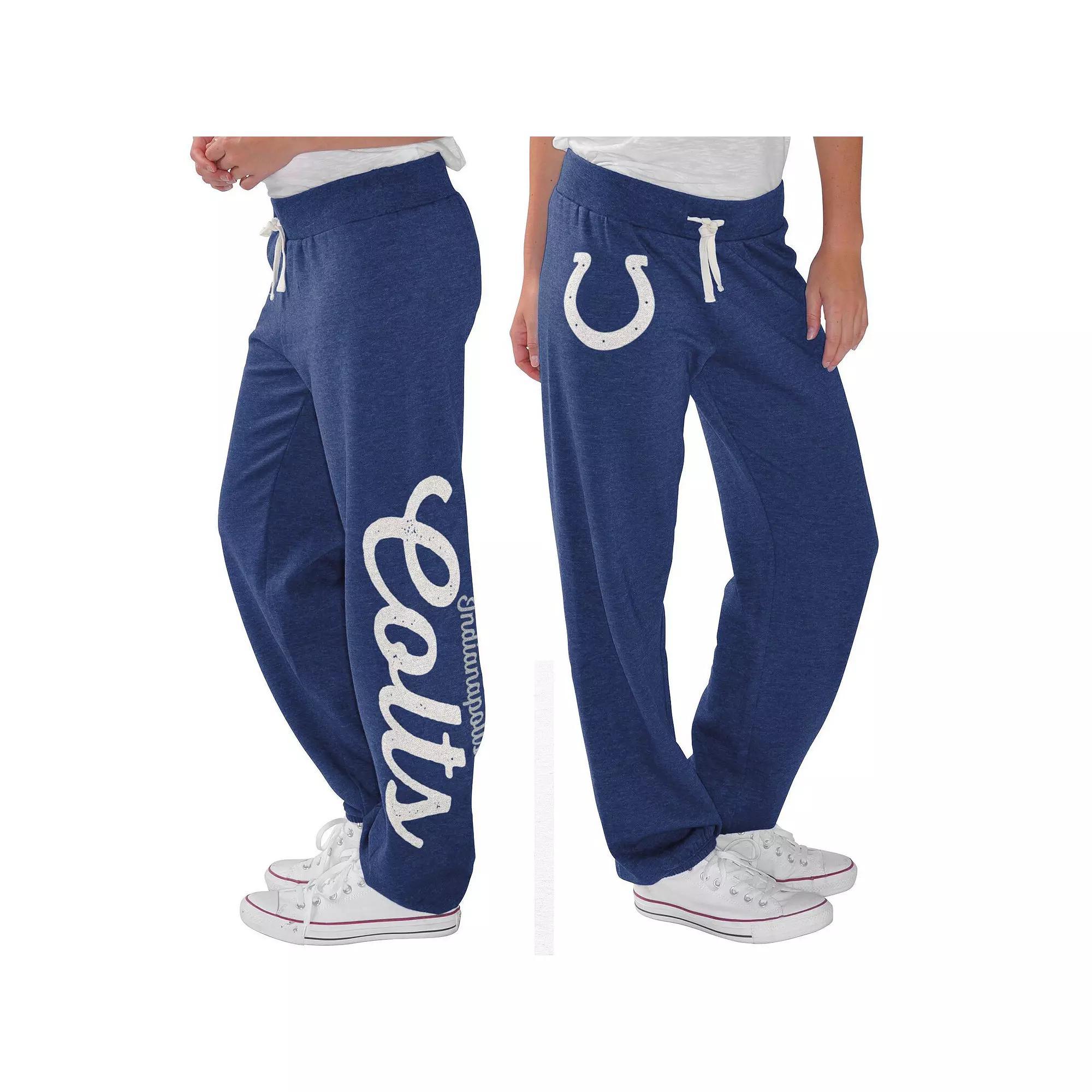 Womens G-III 4Her by Carl Banks Royal Indianapolis Colts Scrimmage Fleece Pants Product Image