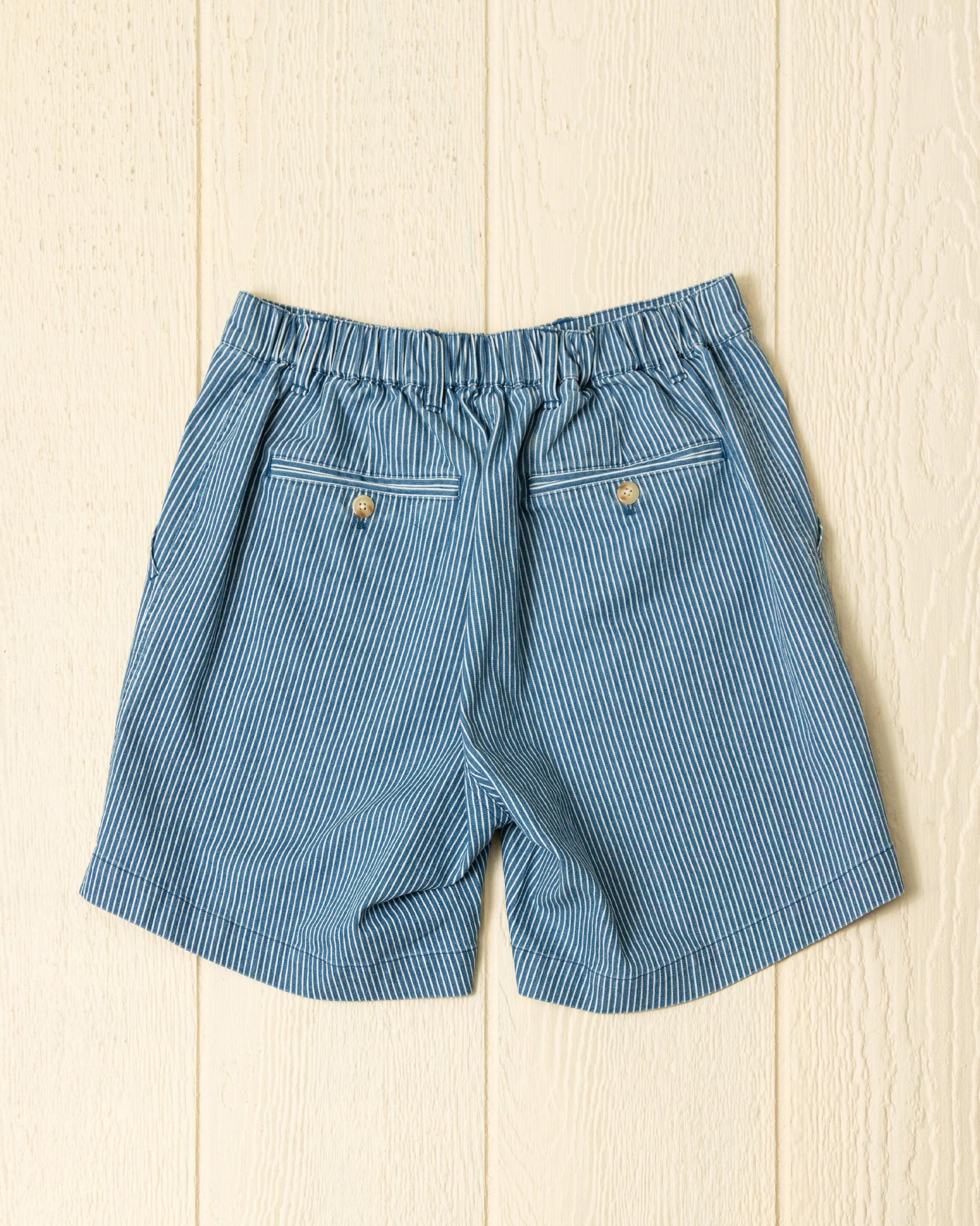 Ventura Short in Railroad Stripe Denim Product Image