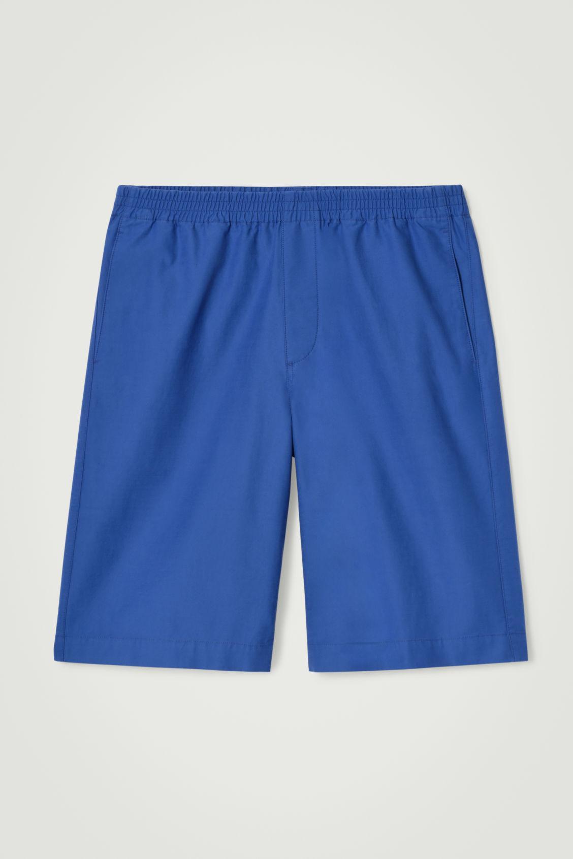 ELASTICATED COTTON SHORTS Product Image