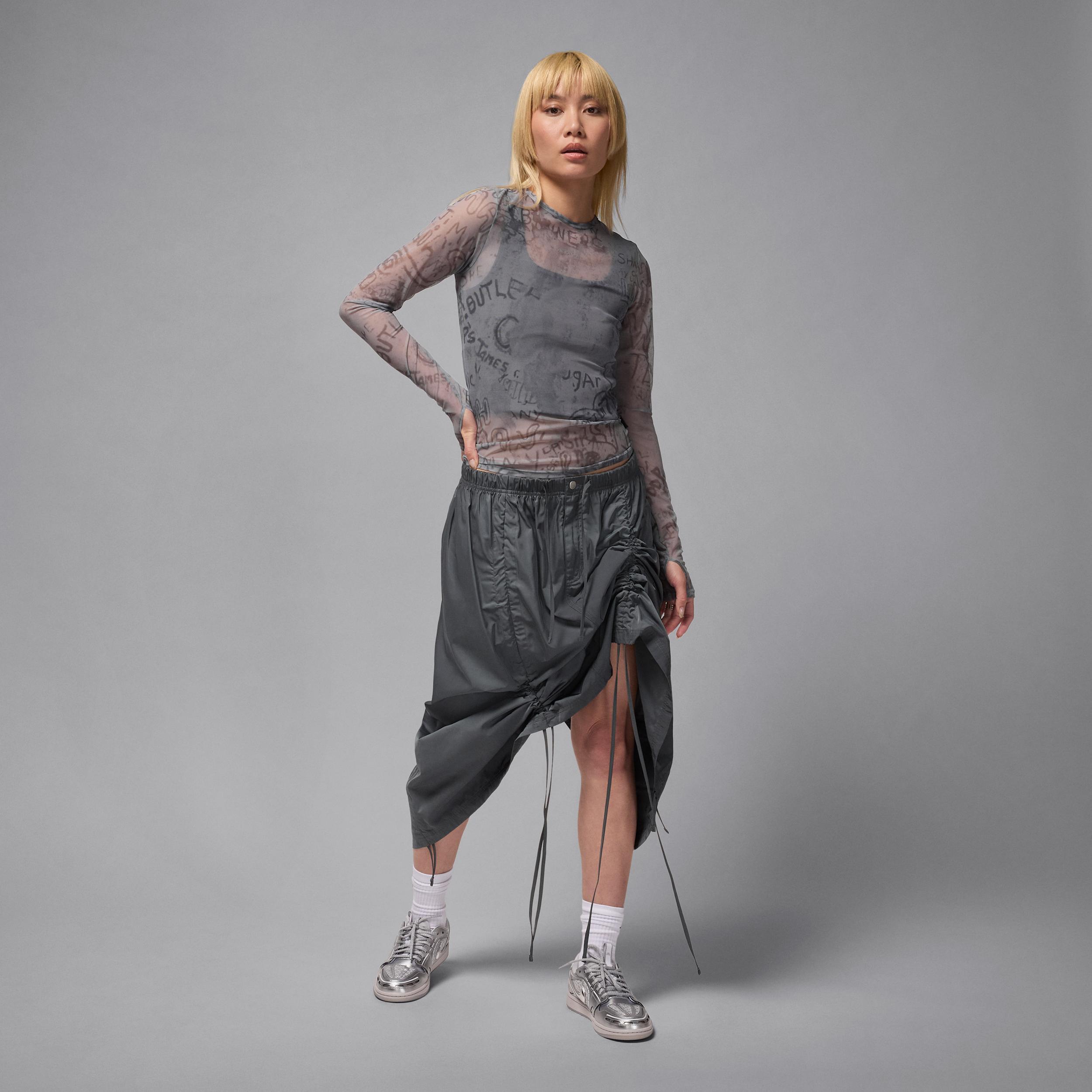Women's Air Jordan Mesh Long-Sleeve Top Product Image