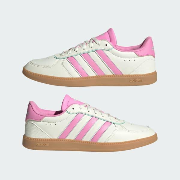 adidas Breaknet Sleek Shoes Core White 6 Womens Product Image