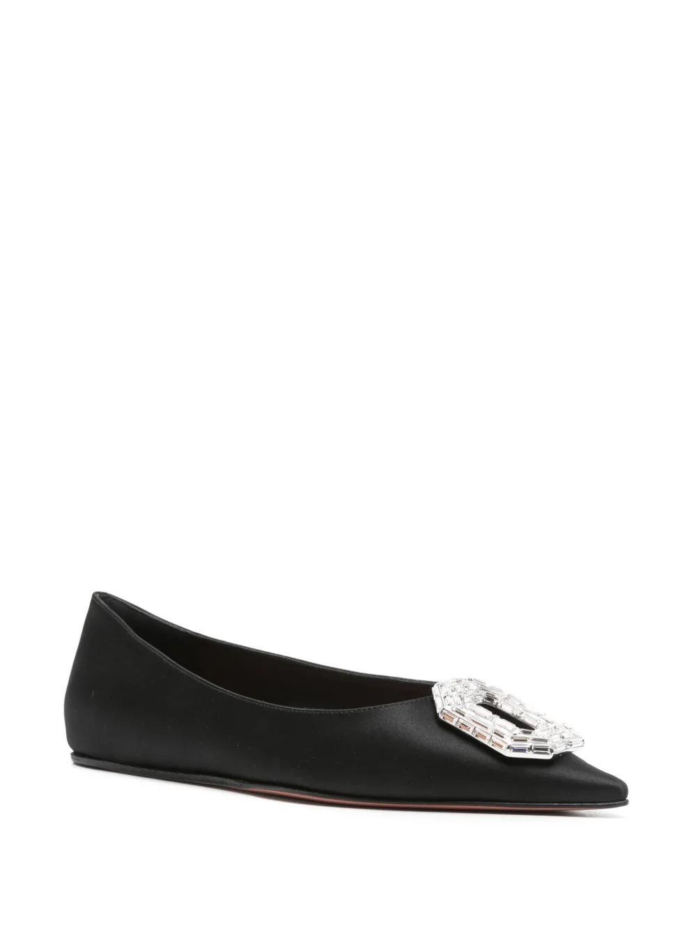 AMINA MUADDI Flats In Black Product Image