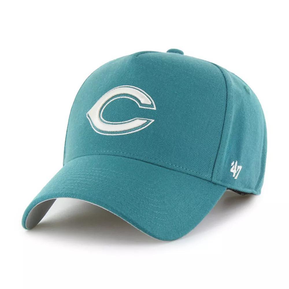 Men's '47  Teal Cincinnati Reds Ballpark Offside Adjustable Hat, Red Blue Product Image