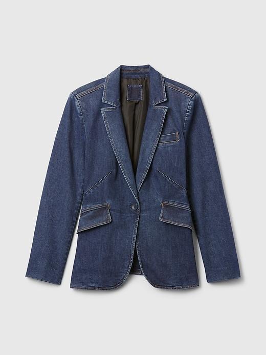 Denim Blazer Product Image