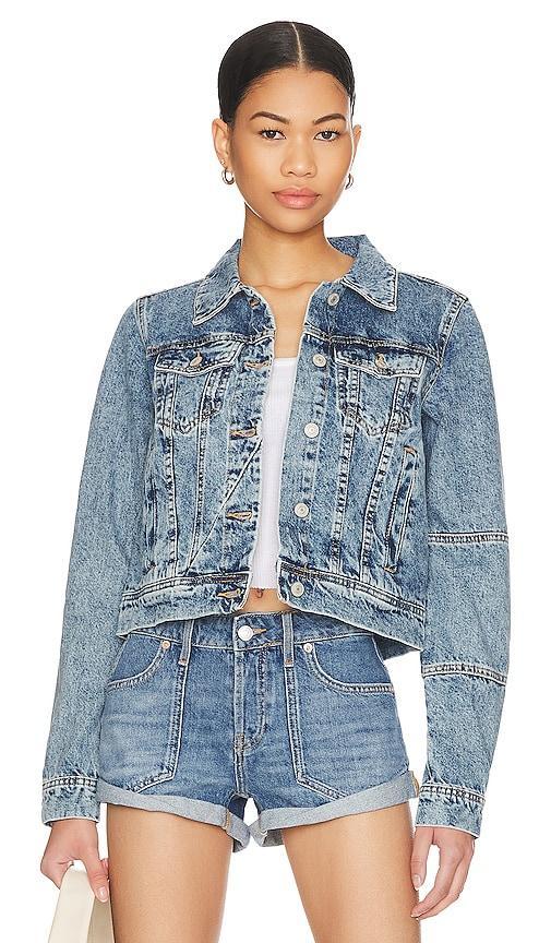 Womens Rumors Denim Jacket Product Image