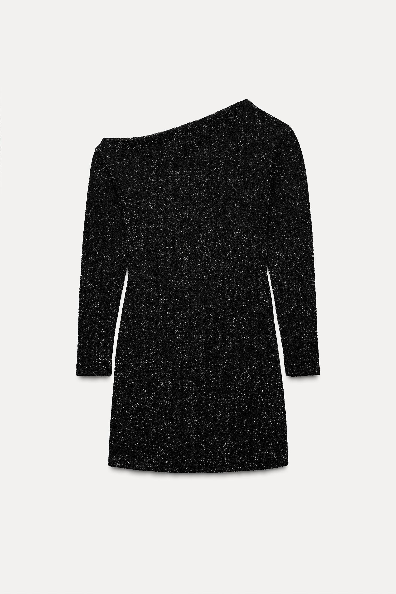 SHINY ASYMMETRIC DRESS Product Image