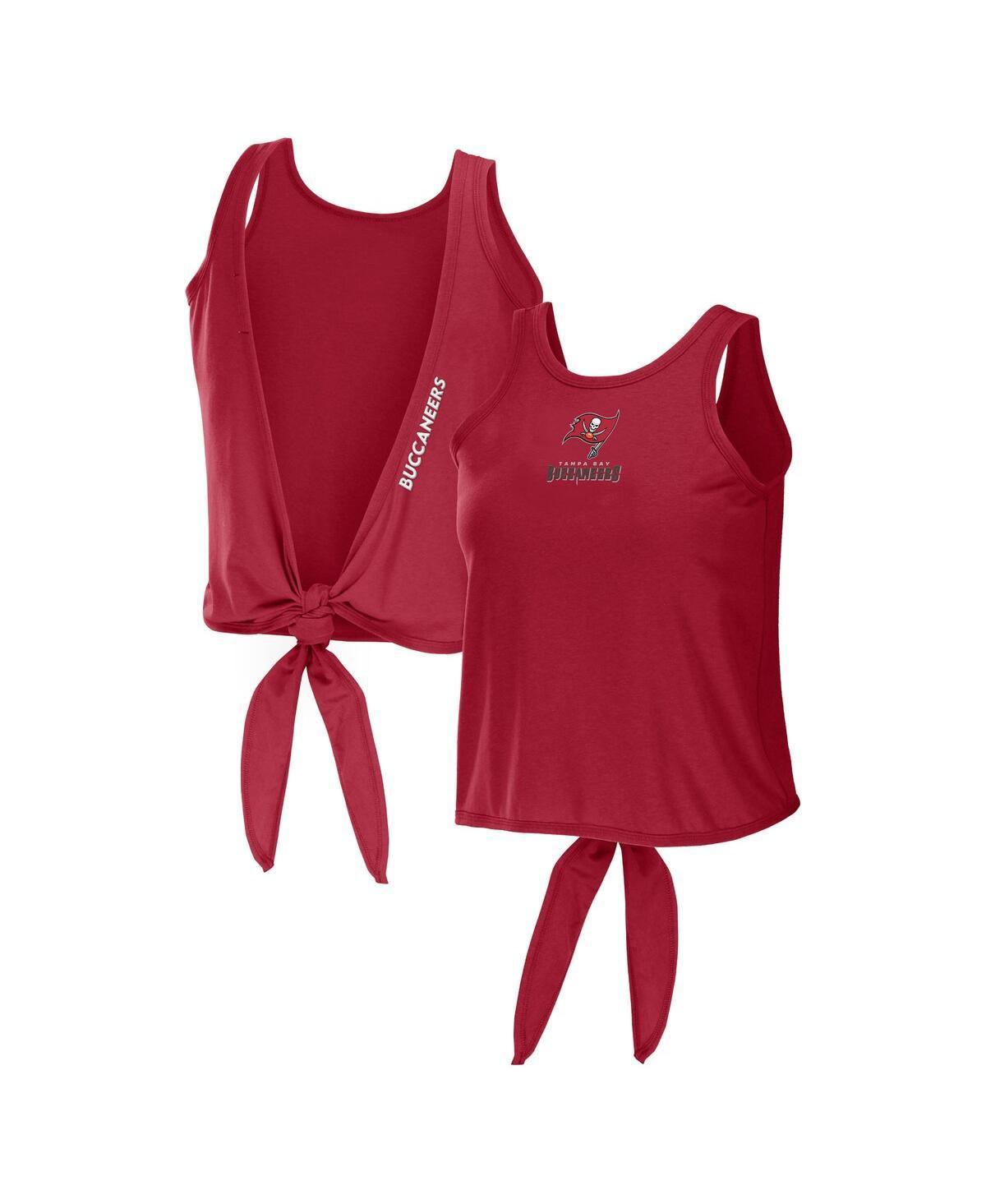 Womens WEAR by Erin Andrews Boston Sox Open Back Twist Tie Tank Top Product Image