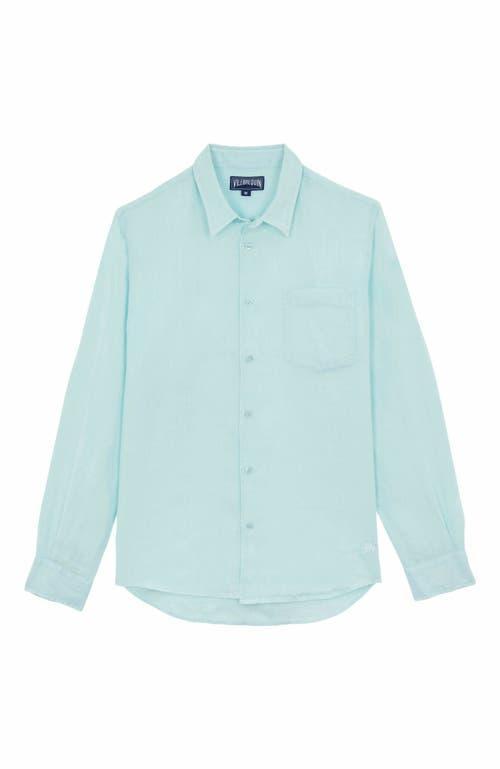 Mens Linen Sport Shirt Product Image