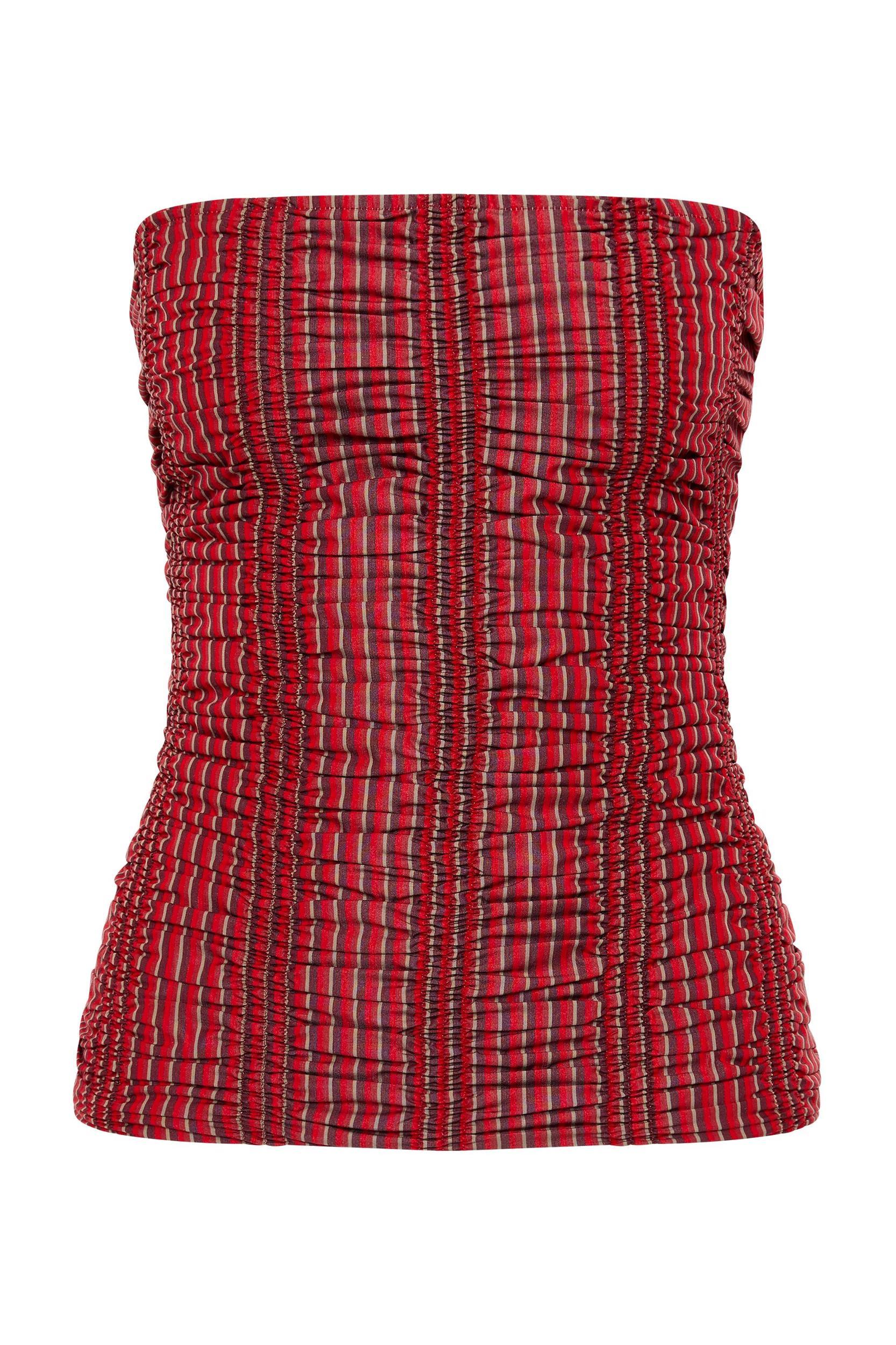 Freja Pant Wine Stripe Product Image